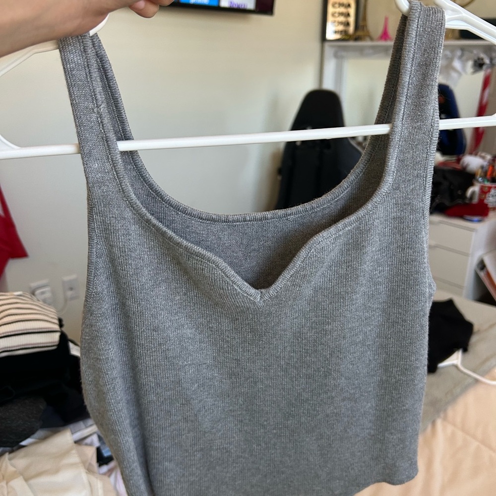 Gray Women's Top